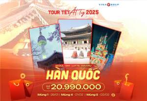 [Tết 2025] (Mùng 5) Tour Hàn Quốc: Seoul - Ski Resort - Lotte World